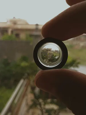 mehr aus Werbebudget raus holen fotografierte Linse in der Hintergrund kleiner wirkt